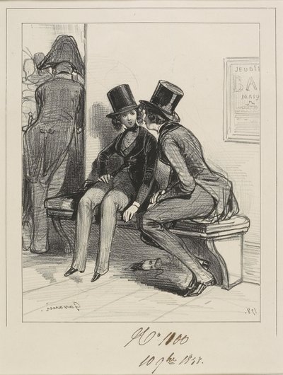 Ma poiché vi dico che ho un marito..., 1838 da Paul Gavarni